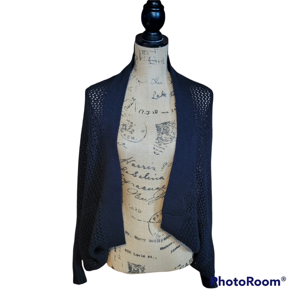 NWT Demdaco sweater Shrug Cardigan- Jet Black